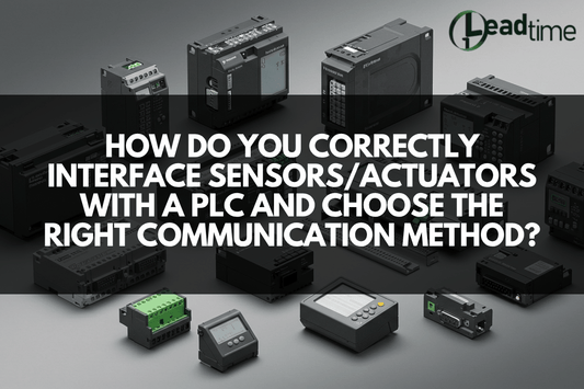 PLC sensor and actuator wiring diagram