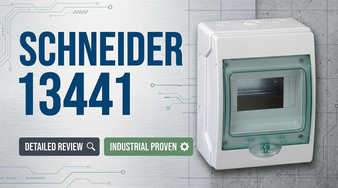 Schneider Electric 13441 Mini Kaedra IP65 weatherproof 4-module distribution enclosure for industrial branch circuit protection
