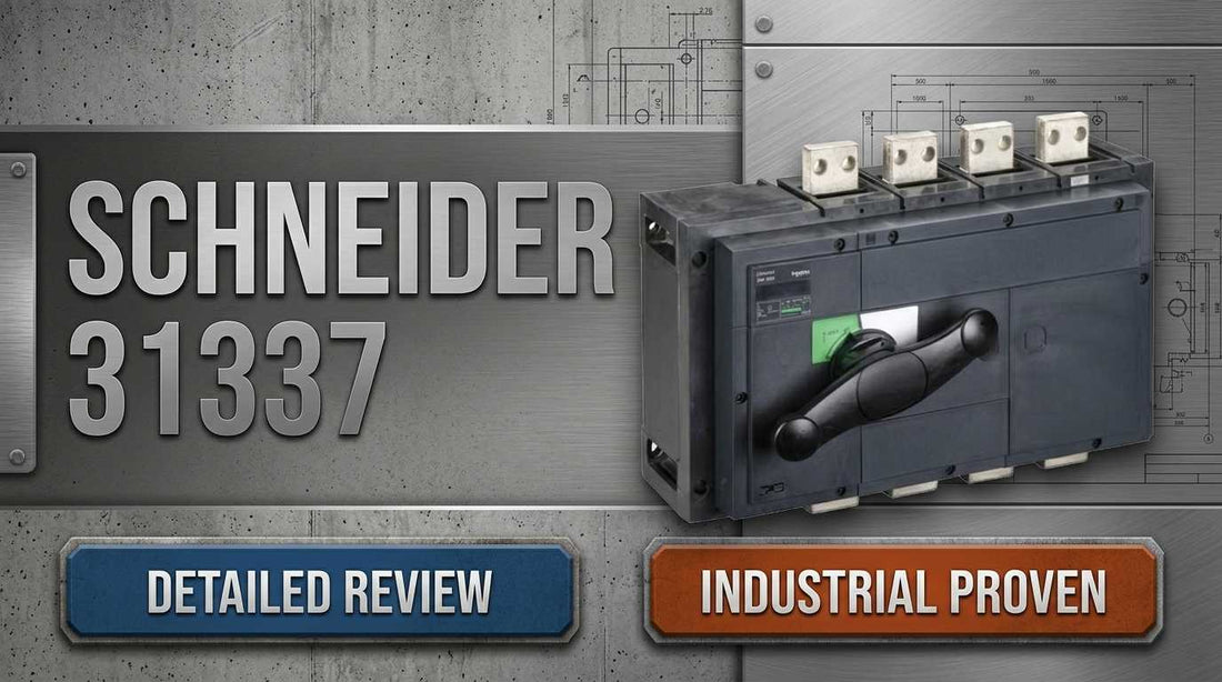 Schneider Electric 31337 Compact INS1600 1600A 4-pole fixed mount black rotary drive switch-disconnector for industrial distribution panels