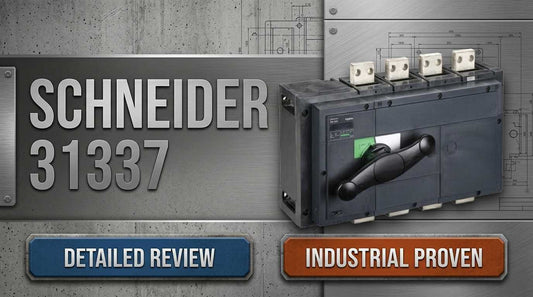 Schneider Electric 31337 Compact INS1600 1600A 4-pole fixed mount black rotary drive switch-disconnector for industrial distribution panels