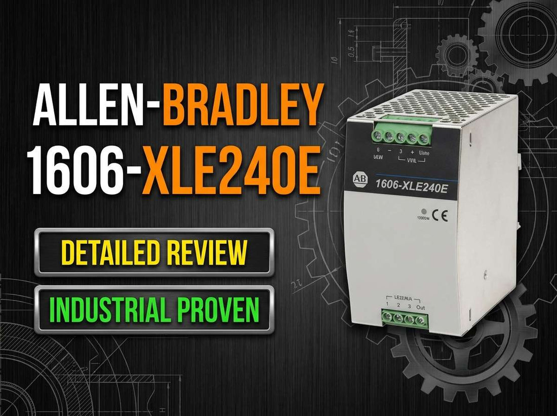 Allen-Bradley 1606-XLE240E 240W 24VDC 10A DIN rail power supply for Rockwell industrial control panels