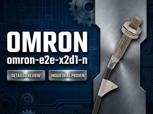 Omron E2E-X2D1-N M8 cylindrical inductive proximity sensor with pre-wired cable for machine tool metal detection