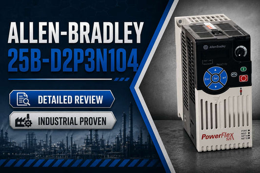 Allen-Bradley 25B-D2P3N104 PowerFlex 525 Frame A IP20 AC drive 0.75kW 480V for panel mounting