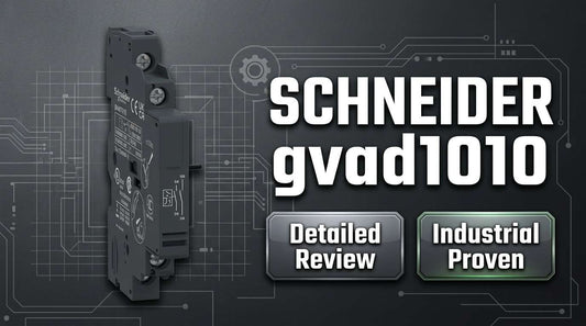 Schneider Electric GVAD1010 TeSys Deca auxiliary contact block left-side mount for GV2 GV3 motor circuit breakers