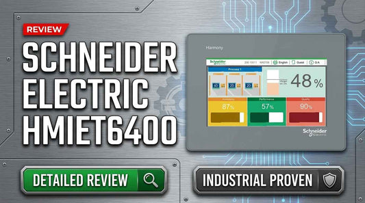 Schneider Electric HMIET6400 7-inch wide screen HMI touch panel for industrial cabinet panel mount automation