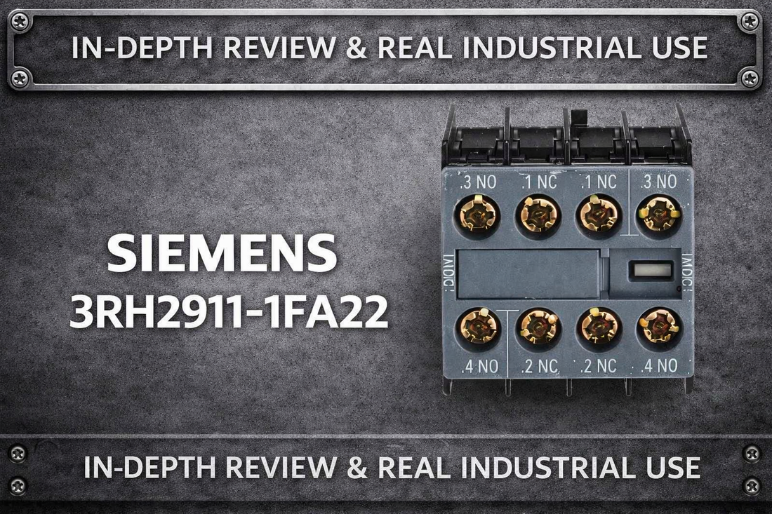 Siemens 3RH2911-1FA22 snap-on auxiliary contact block for 3RH21 control relay and 3RT201 contactor front-mount expansion