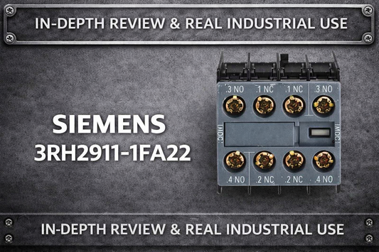 Siemens 3RH2911-1FA22 snap-on auxiliary contact block for 3RH21 control relay and 3RT201 contactor front-mount expansion