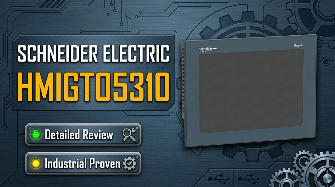 Schneider Electric HMIGTO5310 Harmony GTO 10.4-inch resistive touchscreen HMI panel for industrial machine control cabinet mounting