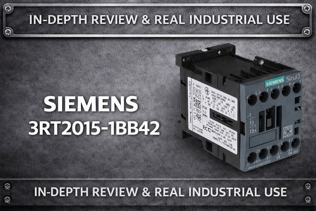 Siemens 3RT2015-1BB42 SIRIUS S00 3-pole power contactor 24VDC coil for AC-3 motor control