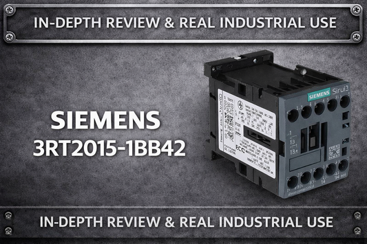 Siemens 3RT2015-1BB42 SIRIUS S00 3-pole power contactor 24VDC coil for AC-3 motor control