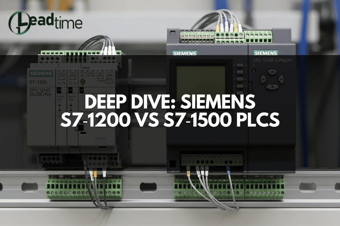 Comparison of Siemens S7-1200 and S7-1500 PLC hardware modules and networking interfaces