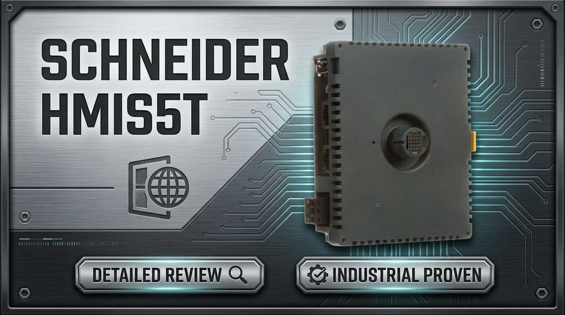 Schneider Electric HMIS5T rear panel processor module for Harmony STU series HMI panel automation systems