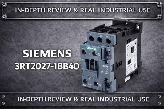 Siemens 3RT2027-1BB40 SIRIUS S0 power contactor 32A 24V DC screw terminal for three-phase motor control