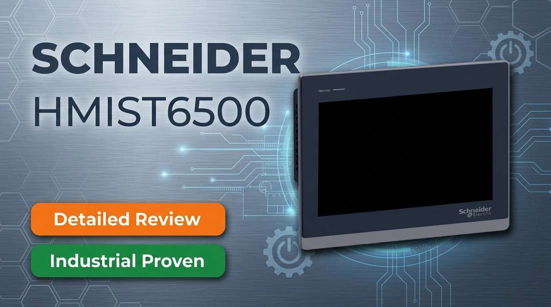 Schneider Electric HMIST6500 Harmony ST6 10-inch resistive touch HMI panel for industrial machine control