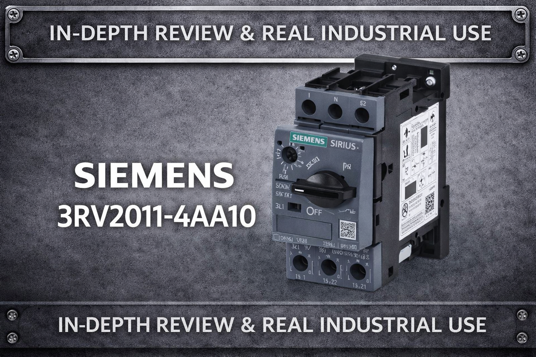 Siemens 3RV2011-4AA10 SIRIUS size S00 motor protection circuit breaker for 3-phase industrial motor control panels