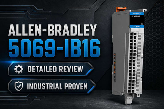 Allen-Bradley 5069-IB16 Compact 5000 16-channel 24V DC sinking digital input module for CompactLogix 5380