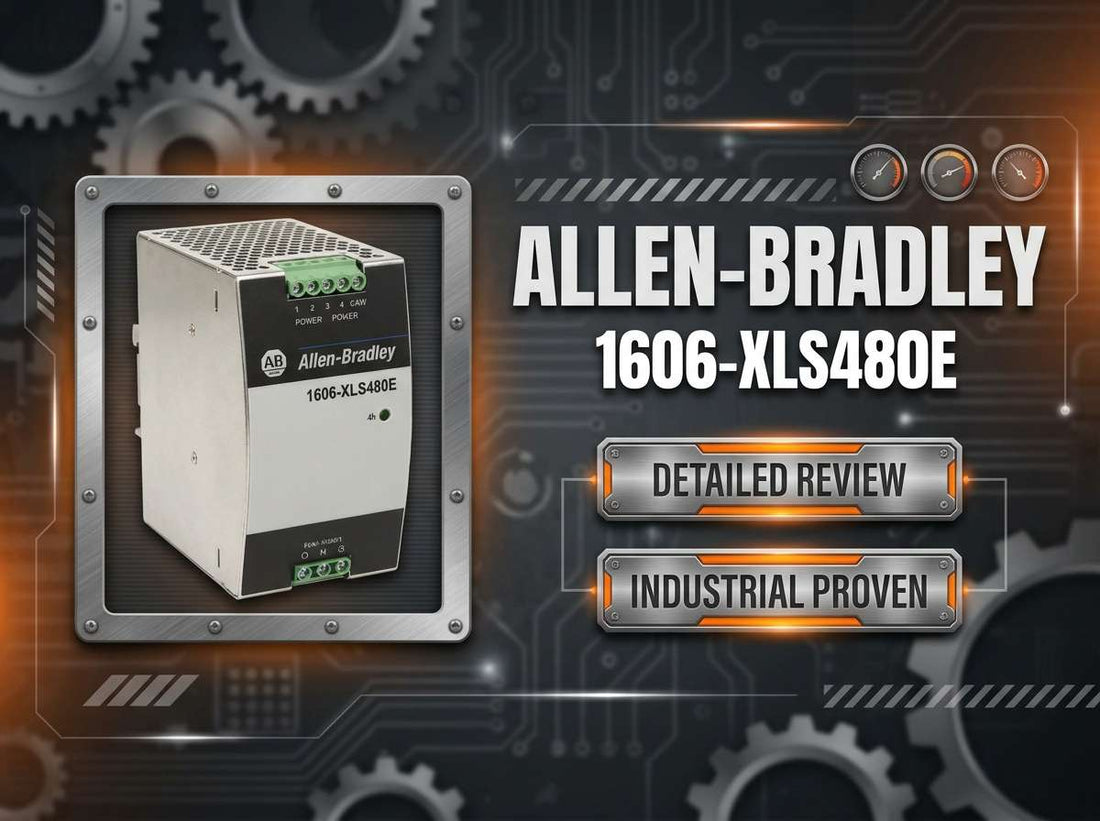 Allen-Bradley 1606-XLS480E 480W 24VDC 20A DIN-rail switched mode power supply for PLC control panels