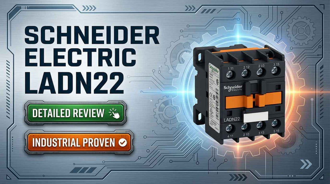 Schneider Electric LADN22 TeSys Deca auxiliary contact block front-mount 2NO 2NC for LC1D motor starter contactor