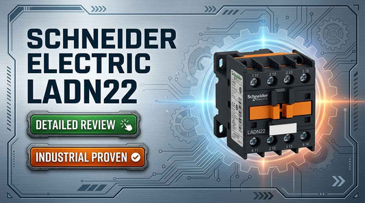 Schneider Electric LADN22 TeSys Deca auxiliary contact block front-mount 2NO 2NC for LC1D motor starter contactor