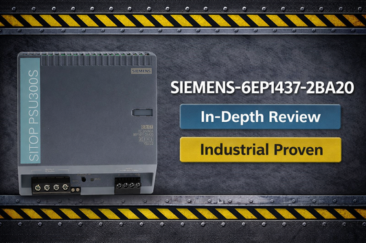 Siemens 6EP1437-2BA20 SITOP PSU300S 40A DIN rail industrial power supply for 24V DC control systems