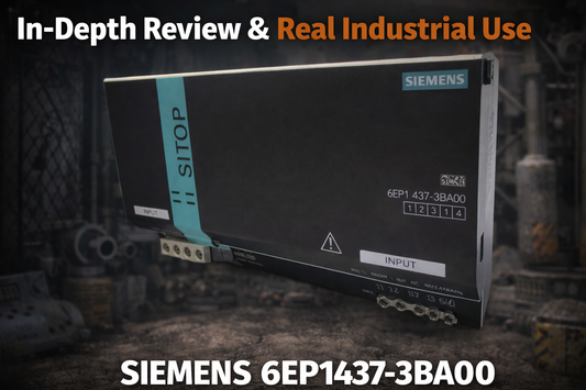 Siemens 6EP1437-3BA00 SITOP modular 40A 24V DC DIN rail power supply for industrial automation cabinets
