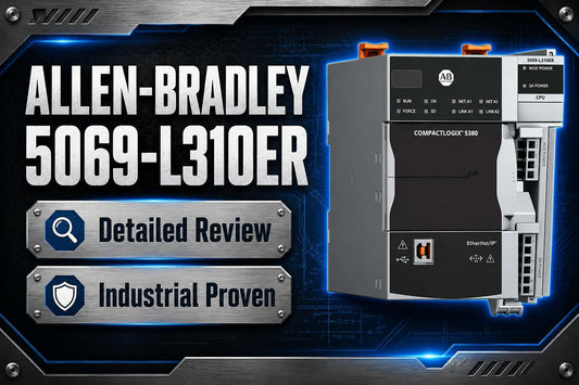 Allen-Bradley 5069-L310ER CompactLogix 5380 controller with dual EtherNet/IP ports for OEM machine and panel automation