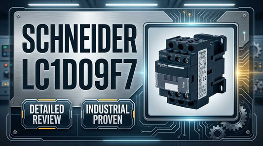 Schneider Electric LC1D09F7 TeSys Deca 9A 3-pole IEC contactor for DIN rail motor control panel installation