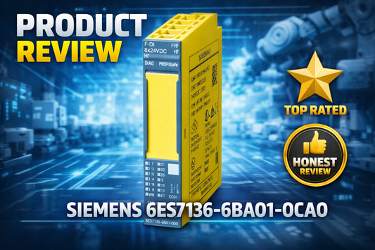 Siemens 6ES7136-6BA01-0CA0 F-DI 8x24VDC HF fail-safe digital input module for ET 200SP safety automation systems