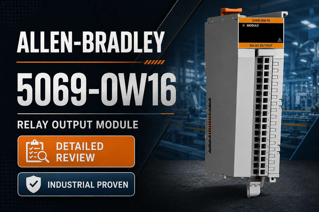 Allen-Bradley 5069-OW16 Compact 5000 16-point normally open relay output module for CompactLogix 5380 control panels