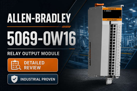 Allen-Bradley 5069-OW16 Compact 5000 16-point normally open relay output module for CompactLogix 5380 control panels