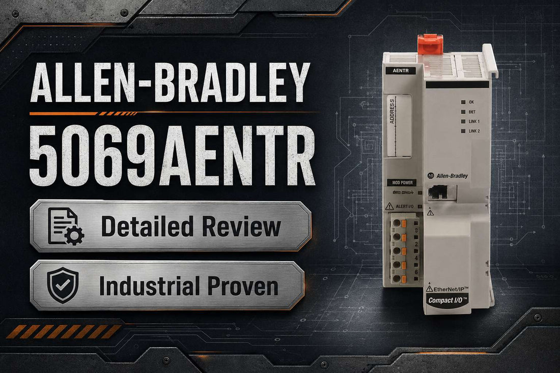 Allen-Bradley 5069-AENTR Compact 5000 EtherNet/IP dual-port adapter module for CompactLogix remote I/O rack