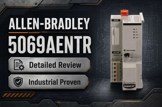 Allen-Bradley 5069-AENTR Compact 5000 EtherNet/IP dual-port adapter module for CompactLogix remote I/O rack