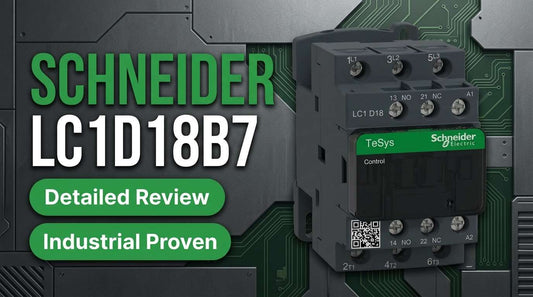 Schneider Electric LC1D18B7 TeSys D 3-pole 18A IEC contactor for industrial motor starter panels