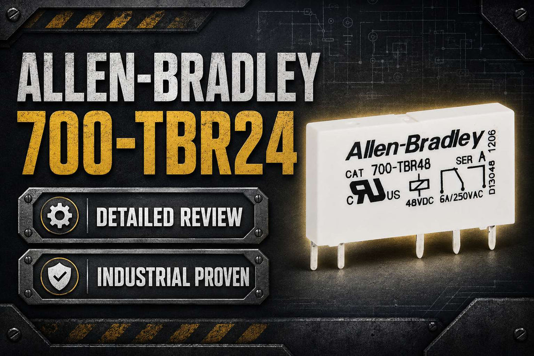 Allen-Bradley 700-TBR24 plug-in SPDT replacement relay insert for 700-HL terminal block interface base 24V AC/DC
