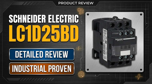 Schneider Electric LC1D25BD TeSys Deca 3-pole 25A IEC motor contactor for DIN rail panel installation