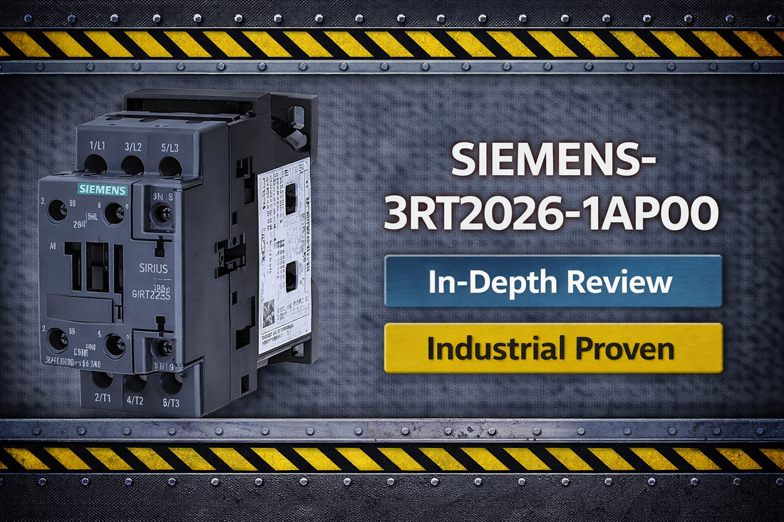 Siemens 3RT2026-1AP00 SIRIUS 3-pole power contactor 25A 11kW 230V AC coil for motor starter panel