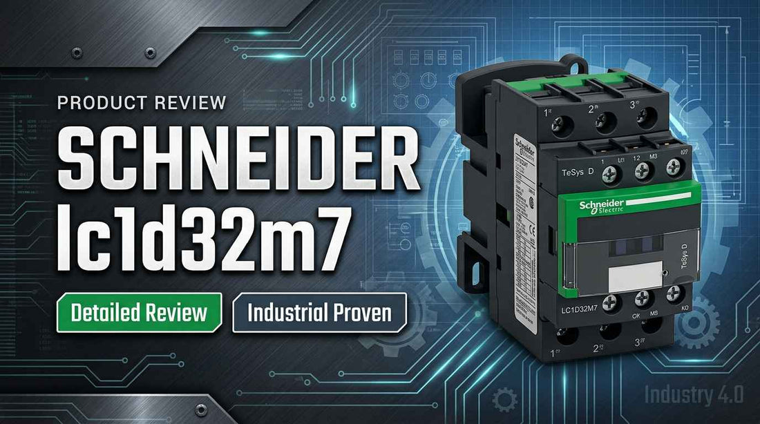 Schneider Electric LC1D32M7 TeSys D 32A nonreversing IEC contactor for 3-phase direct-online motor control