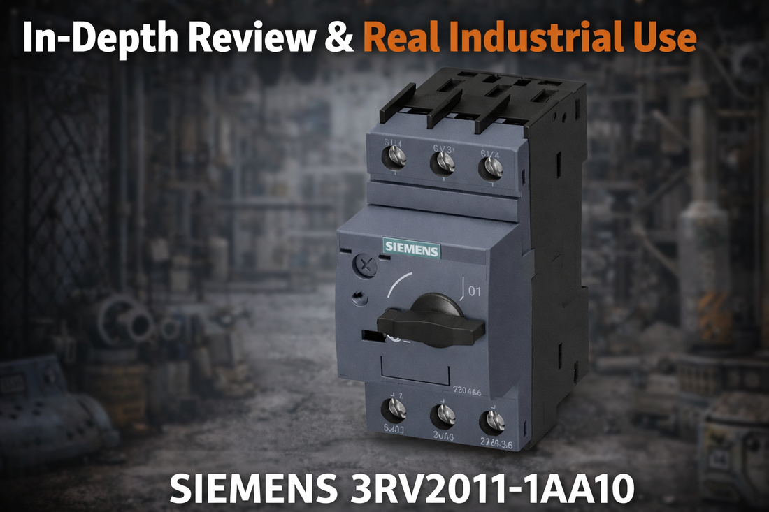 Siemens 3RV2011-1AA10 S00 motor protection circuit breaker Class 10 screw terminal three-phase DOL starter