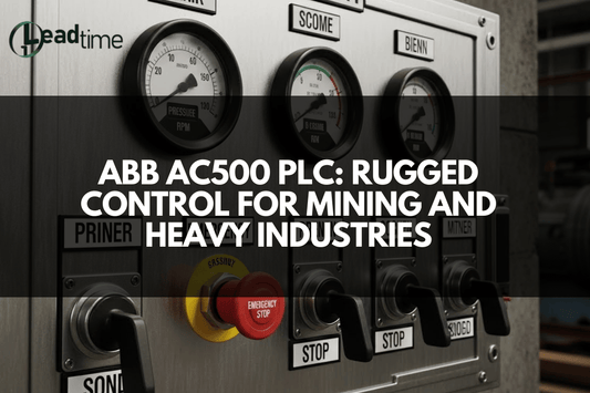 ABB AC500 rugged PLC used for mining and heavy industry automation