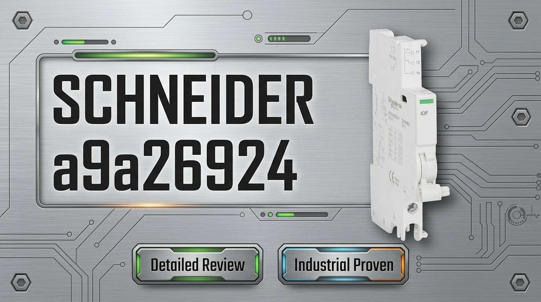 Schneider Electric A9A26924 Acti 9 iOF 1 C/O auxiliary contact module for DIN rail installation in industrial control panels