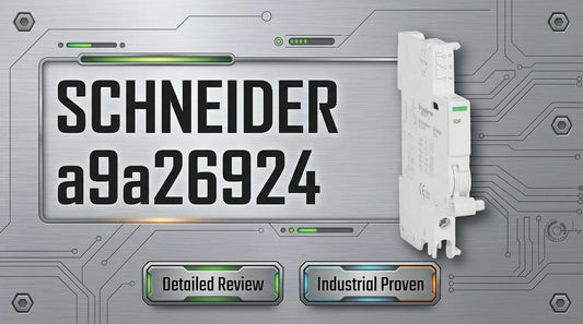 Schneider Electric A9A26924 Acti 9 iOF 1 C/O auxiliary contact module for DIN rail installation in industrial control panels