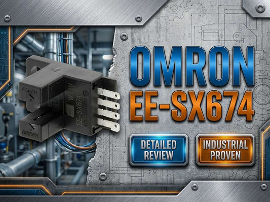 Omron EE-SX674 slot-type photomicrosensor with 5 mm slot aperture for OEM part detection applications