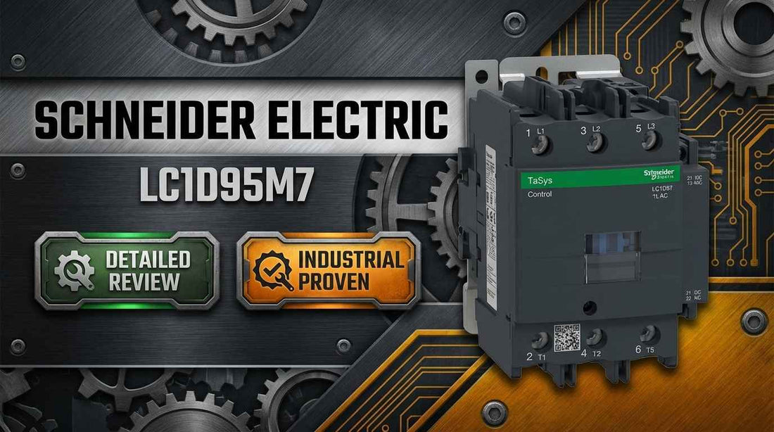 Schneider Electric LC1D95M7 TeSys Deca 95A 3-pole IEC non-reversing AC contactor 220V coil for industrial motor control panels