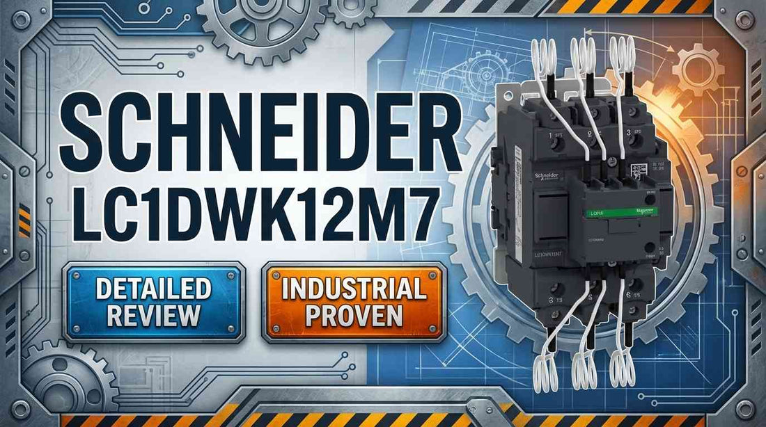 Schneider Electric LC1DWK12M7 TeSys Deca capacitor contactor 63 kVAR 400V DIN rail mounted in industrial power factor correction panel