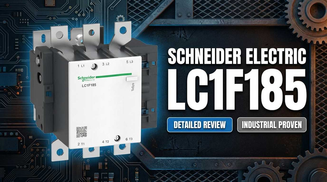 Schneider Electric LC1F185 TeSys F three-pole motor contactor body 185A 440V AC-3 industrial motor control