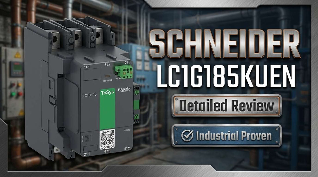 Schneider Electric LC1G185KUEN TeSys Giga 185A three-pole industrial power contactor for motor control panels