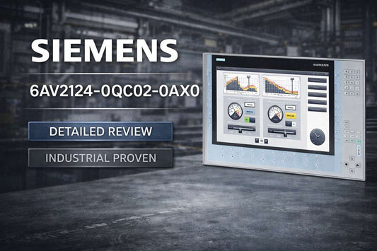 Siemens 6AV2124-0QC02-0AX0 SIMATIC HMI TP1500 Comfort 15-inch touch panel for industrial process visualization