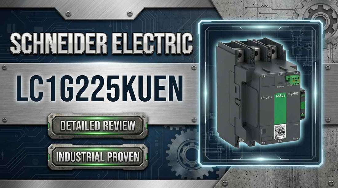 Schneider Electric LC1G225KUEN TeSys Giga 225A three-pole contactor for industrial motor control cabinet installation