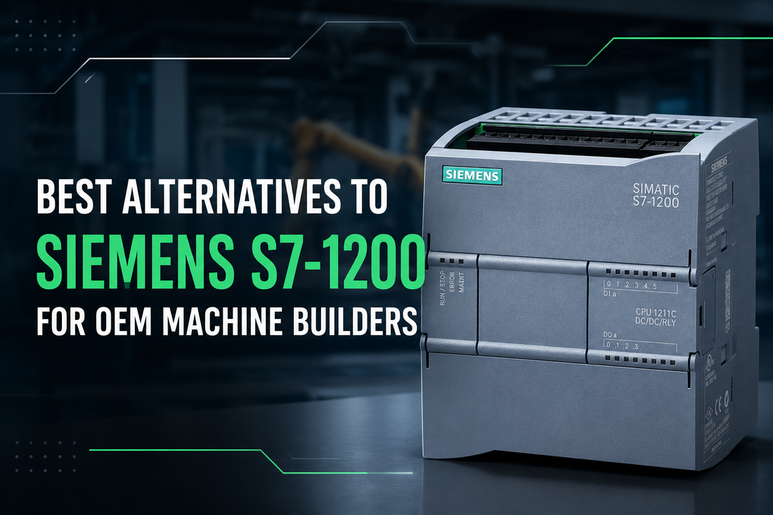 Siemens SIMATIC S7-1200 Compact Controller compared to Rockwell Micro870, Schneider Modicon M241, Omron NX1P2 and WAGO PFC200 for OEM machine builders