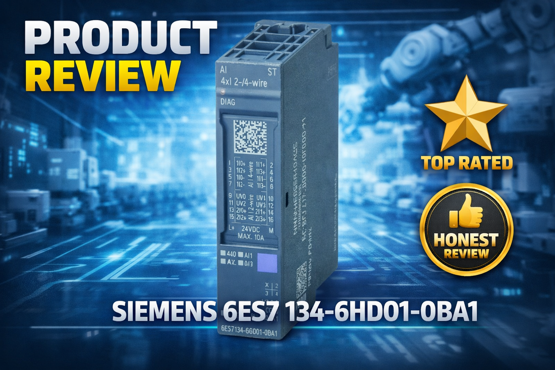 Siemens 6ES7134-6HD01-0BA1 SIMATIC ET 200SP 4-channel analog input module for industrial process control applications